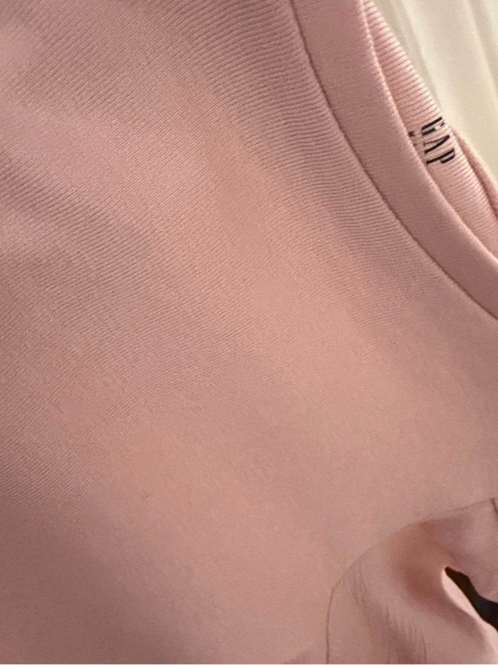 GAP Puff Sleeve Light Pink Top / Tee - Girls Size Medium (8)